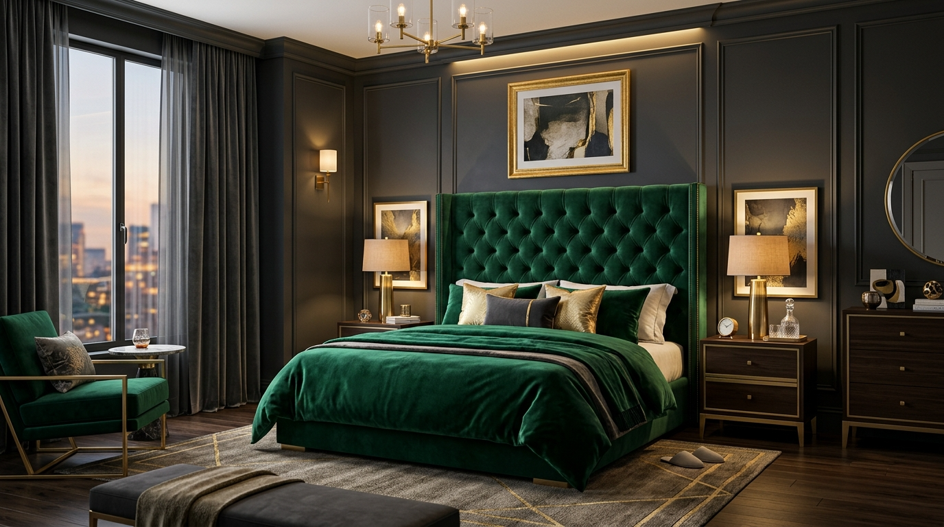 Balance green with neutral breathing room